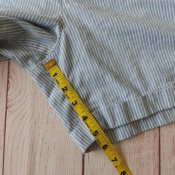 Dear John North Hampton novelty striped cuffed shorts sz 32 - Picture 9 of 11